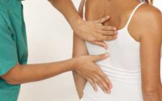 Болит спина на уровне груди справа