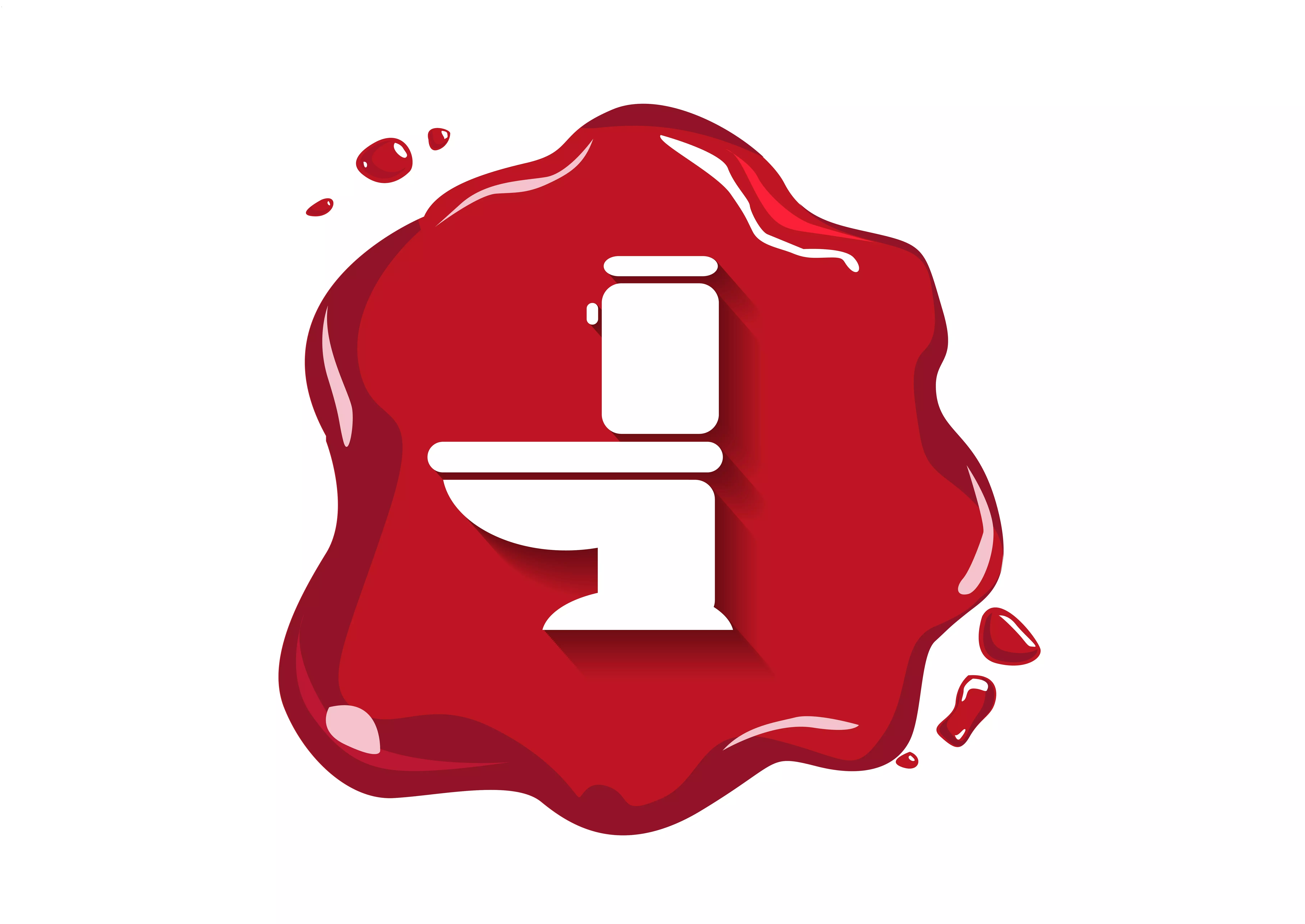 Значек унитаза